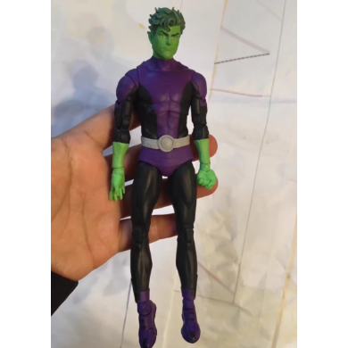 (ไม่มีกล่อง) McFarlane DC Beast Boy Teen Titan Beast Action Figure