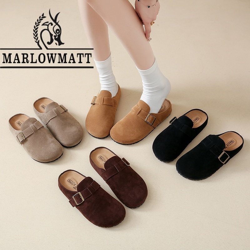 รองเท้าแตะ Marlowmatt สำหรับผู้หญิง สไตล์แฟชั่น สวมใส่ง่าย น้ำหนักเบา