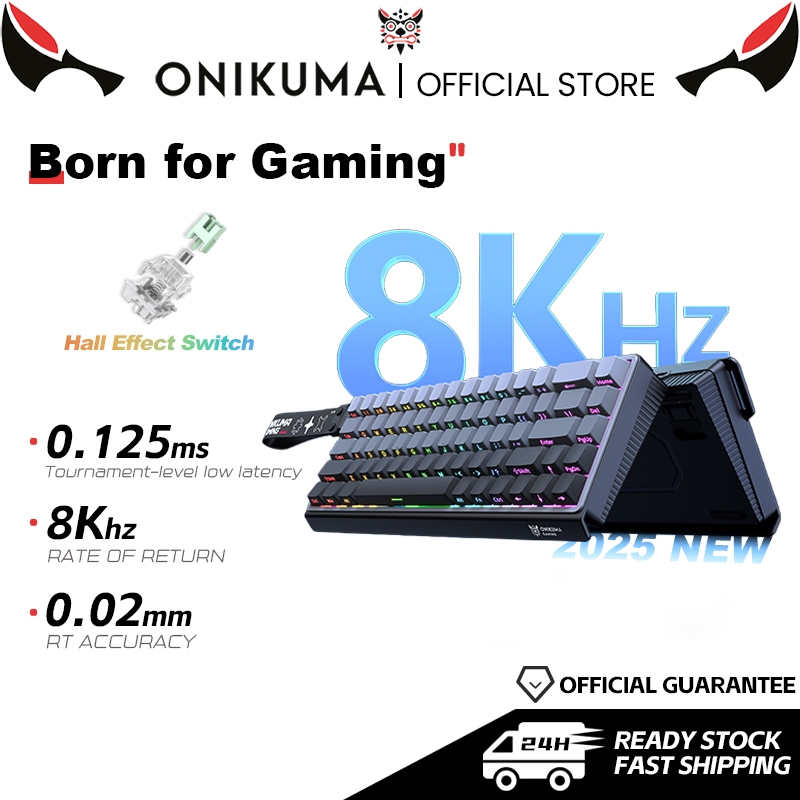 ONIKUAM G69 คีย์บอร์ดแบบกลไกสําหรับเล่นเกม Hot Swap ที่กําหนดเองแกนแม่เหล็กคีย์บอร์ดแบบมีสาย