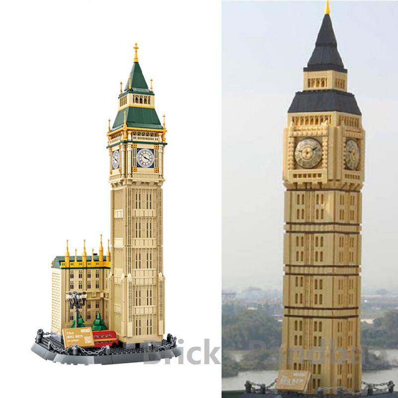 ✨Big Ben โมเดลประกอบแล้ว 1095ชิ้น WANGE ของเล่นฝึกสมอง - รูปที่ 3