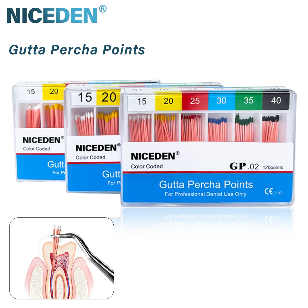 NICEDEN Gutta Percha Points กรวยกลาง