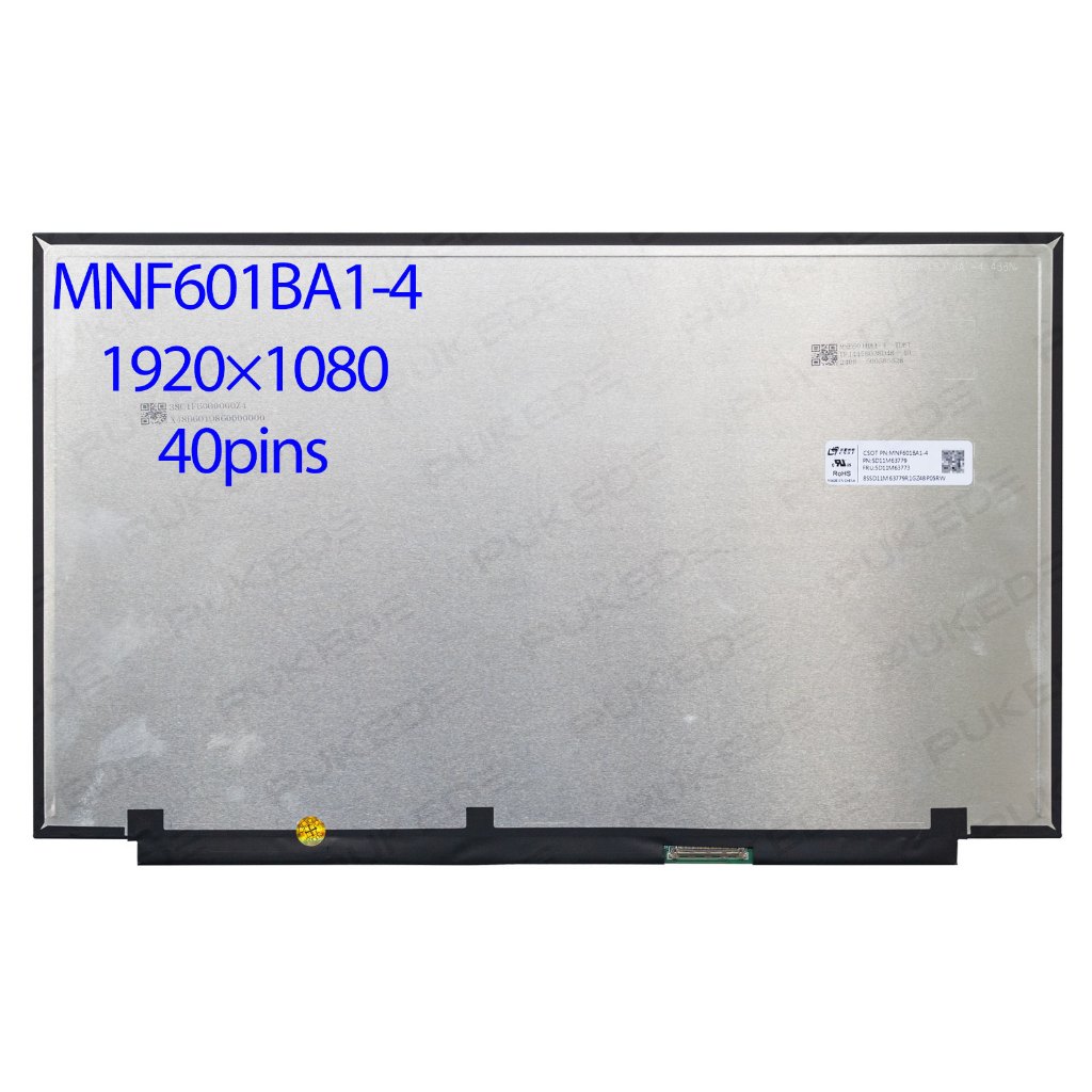 MNF601BA1-4 ใส่ NE156FHM-NX9 B156HAN15.K M156NWF9 R4 15.6 "incinch 144Hz IPS แล็ปท็อปหน้าจอ LCDFHD 1