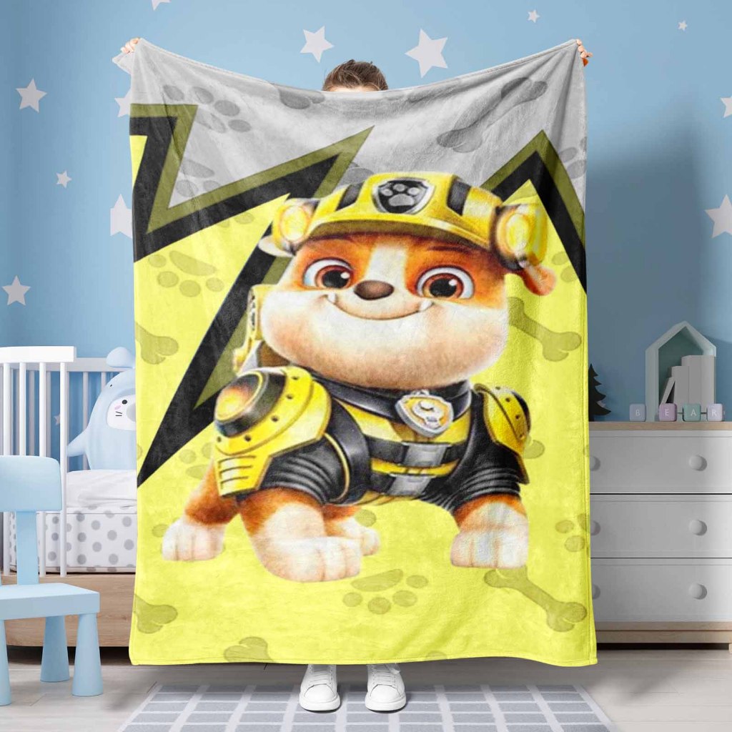 พวงพานน่ารัก Paw Patrol ทำจากผ้าห่ม Flannel อ่อนนุ่ม ใช้สำหรับเตียงหรือปิกนิก - รูปที่ 7