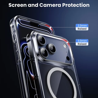 WSKEN โปร่งใส แม่เหล็ก เคส สำหรับ iPhone 17ProMax 16ProMax Magnetic Case กันกระแทก ไอโฟน 17Pro/17/16Pro/16Plus/16/15ProMax เคสโทรศัพท์