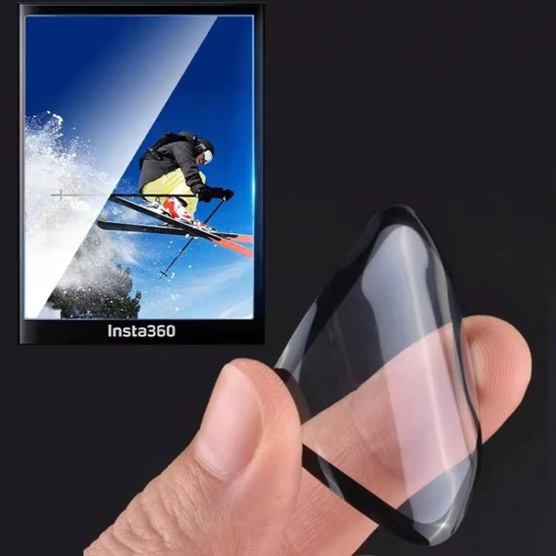 PC เลนส์ Guards Anti-Scratch ป้องกันหน้าจอสําหรับ Insta 360 X4Air X5 X4 X3 เลนส์กล้องฝาครอบไม่แก้วป้องกันฟิล์มสําหรับ Insta360X4Air Insta360X5/360X4/360X4/360X3 thumbnail 3