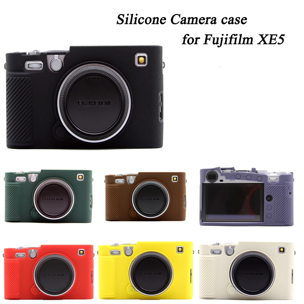 XE5 ซิลิโคนกล้องสําหรับ Fujifilm XE5 ยางป้องกัน Body Cover กระเป๋าผิว