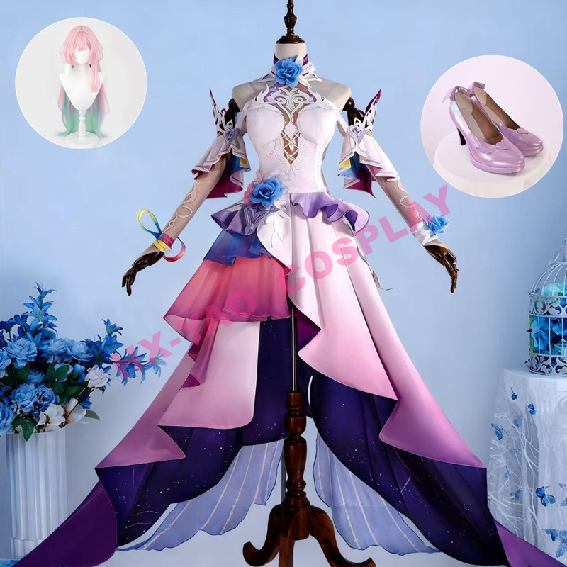 【HX-YAO】Honkai Big Cyrene cosplay costumes Honkai Star Rail ลูกสุนัขสีชมพูคอสเพลย์เกมเครื่องแต่งกาย