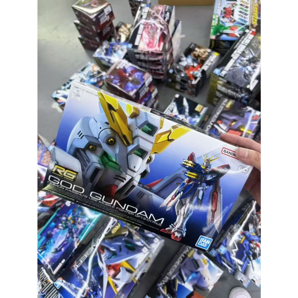 Bandai RG 37 God Gundam Mobile Fighting Legend GOD กันดั้ม Domon Kashu ชุดโมเดล