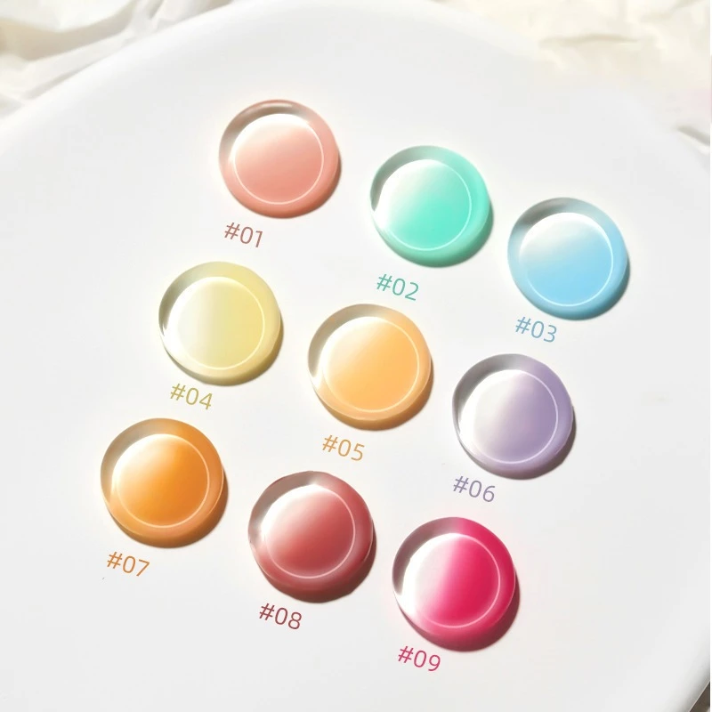 XEIJAYI บลัชออนไล่เฉดสีซัมเมอร์ กาวติดเล็บไม่ต้องล้างออก thumbnail 5