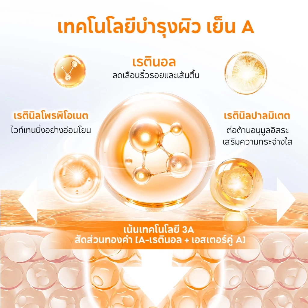 PAPA FEEL ชุดสกินแคร์ | 577 Dark Spot ลดรอยด่าง ผิวสว่างใส Serum | 5X Ceramide ซ่อมเกราะป้องกันผิว Cream | 3X Retinol ต่อต้านริ้วรอย Moisturizer | ชุ่มชื้น เหมาะทุกสภาพผิว thumbnail 6