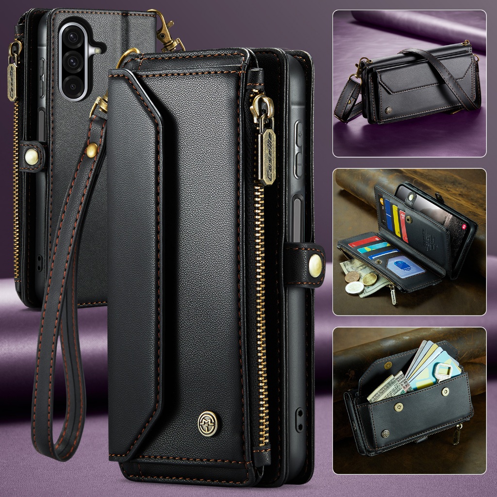 [Multi-Card Slotกระเป๋าสตางค์ซองหนังเคสโทรศัพท์] เหมาะสําหรับSamsung A17 A56 A36 A25 A72 A53 A22 5g 