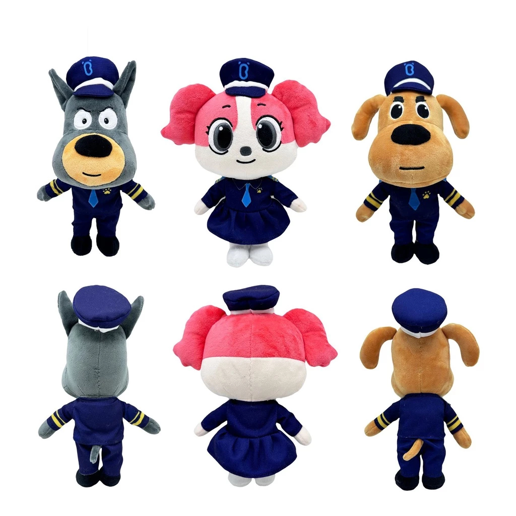 ตุ๊กตานายอําเภอลาบราดอร์ของเล่นตุ๊กตาครอบครัวเด็ก ตุ๊กตาประกอบของขวัญตกแต่ง