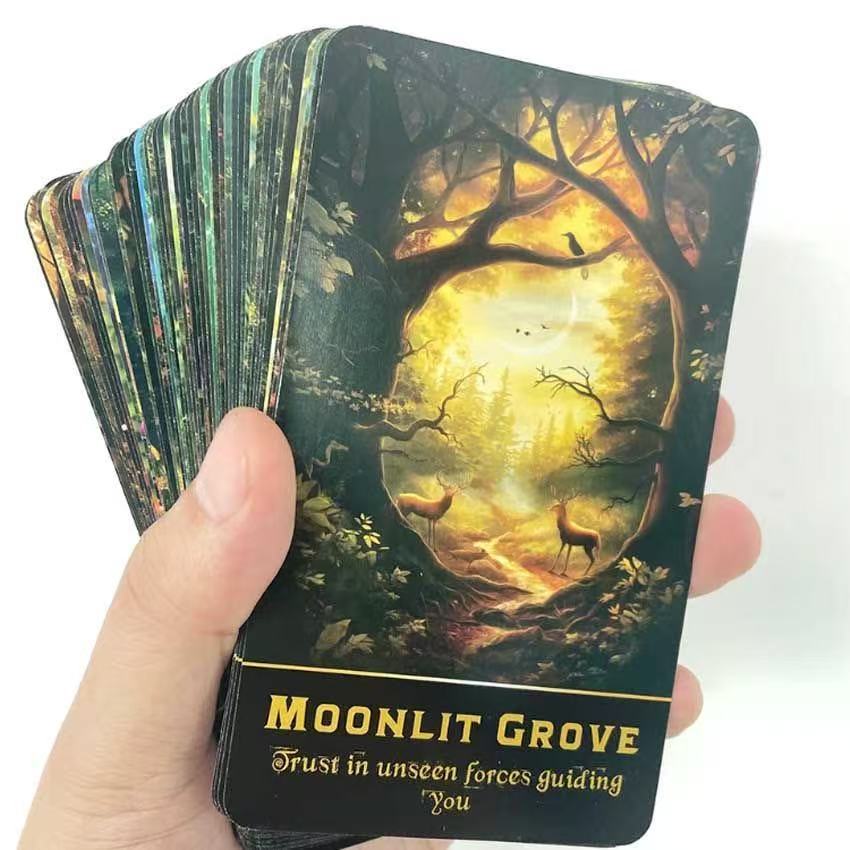 เกมไพ่เกมกระดานภาษาอังกฤษ Enchanted Forest Oracle