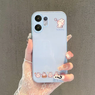 เคส Vivo V70 V60 V50 Lite V40 V30 V29 V27 5G Case ลายการ์ตูน กระต่ายน่ารัก เคสกันกระแทก พร้อมขอบซิลิโคนอ่อน
