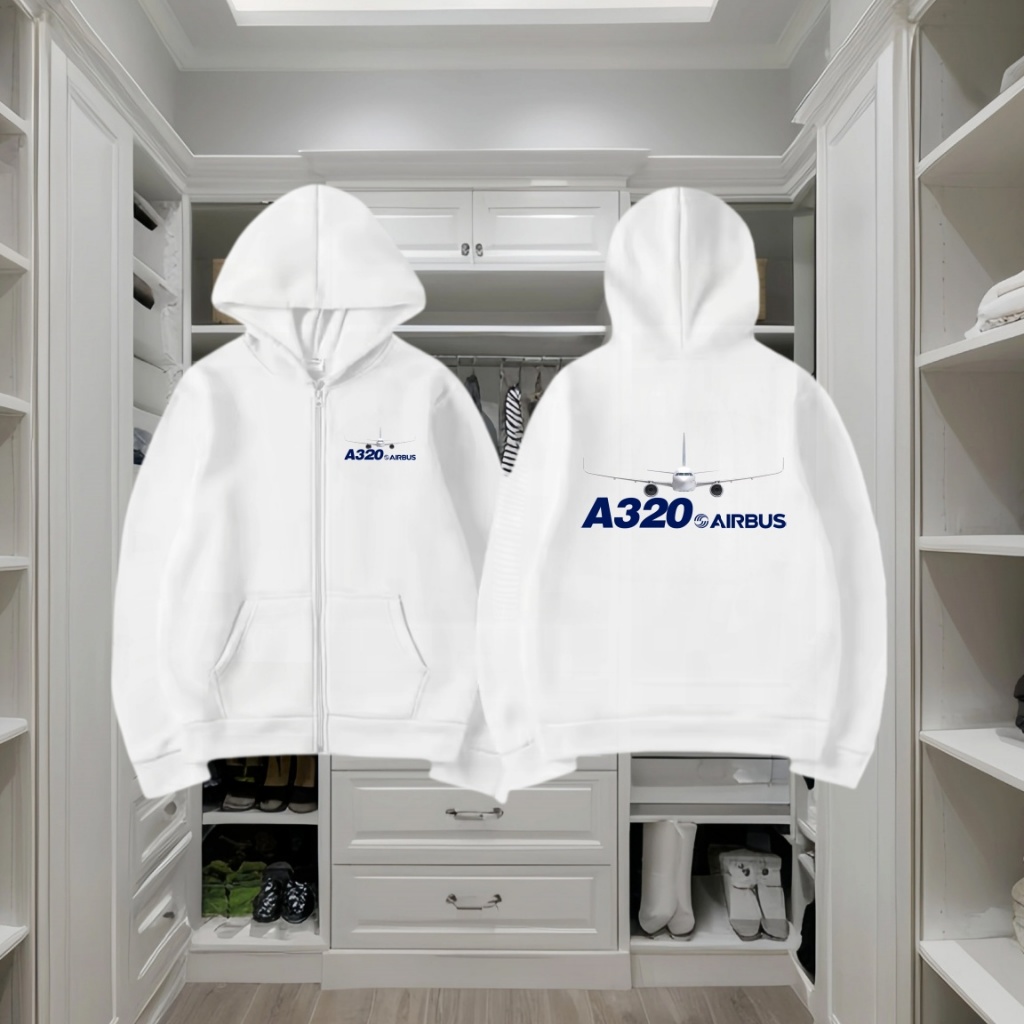 Airbus A320 Hoodie แขนยาว Airbus A320 เครื่องบิน Jet Airport Airbusfan A320fan Airbuslove A320love 2