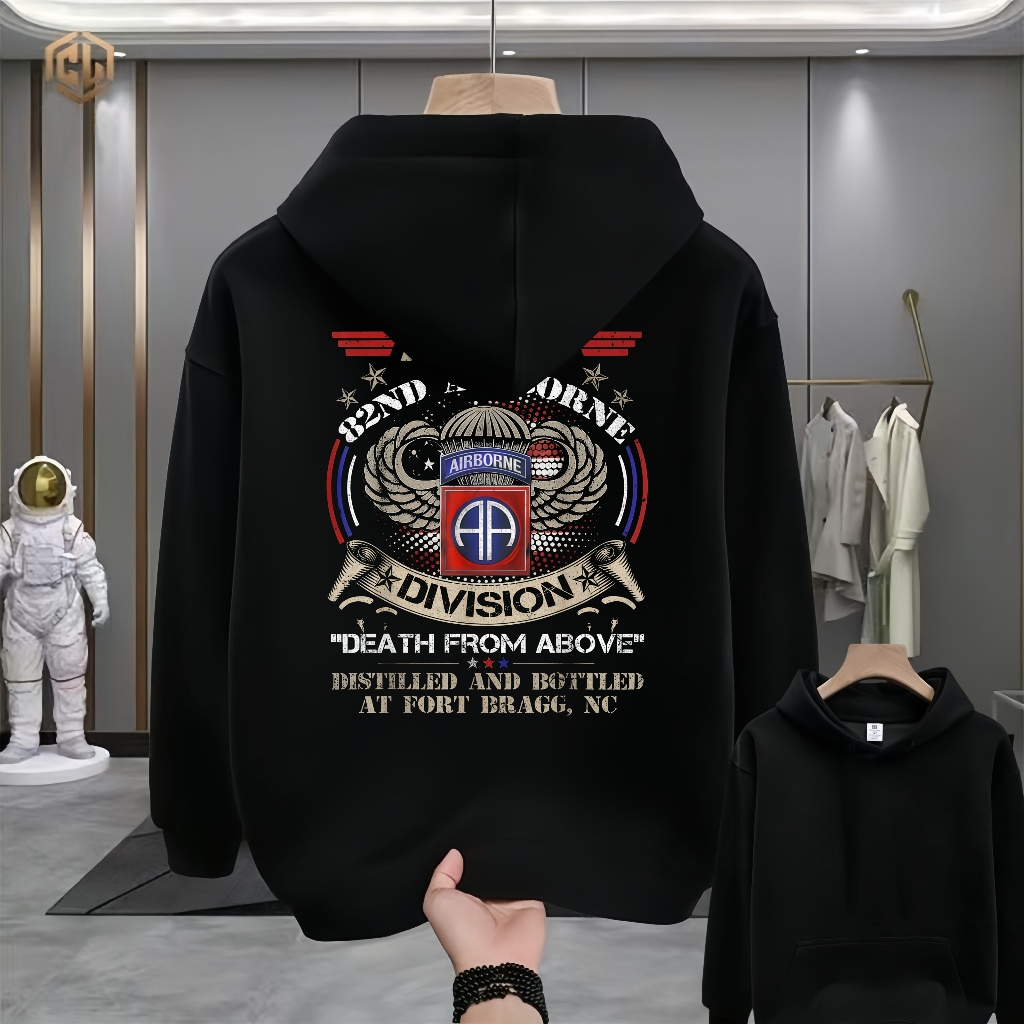 กองทัพ Paratrooper Proud Mom เสื้อผ้า Airborne Hoodie ผู้ชาย Hoodie ผ้าฝ้ายผู้ชาย Hoodie Designer Ho