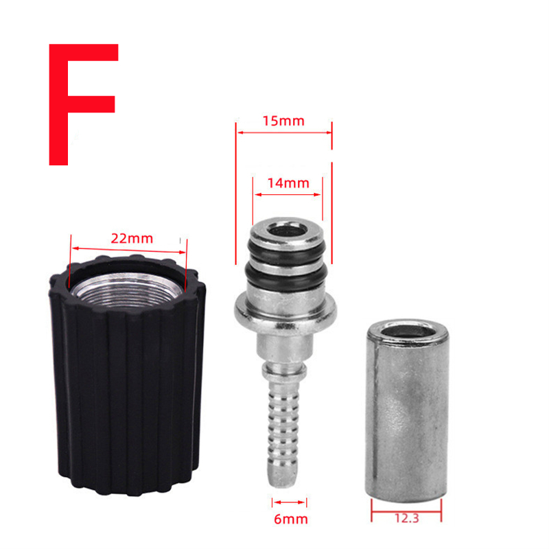 เครื ่ องฉีดน ้ ําแรงดันสูงตัวเชื ่ อมต ่ อท ่ อสําหรับ Karcher K Lavor AR Daewoo Black & Decker ซ ่ อมอะแดปเตอร ์ พร ้ อมซ ็ อกเก ็ ต ราคา ถูกที่สุด ดีลบีเคเค แกลเลอรีภาพที่ 8