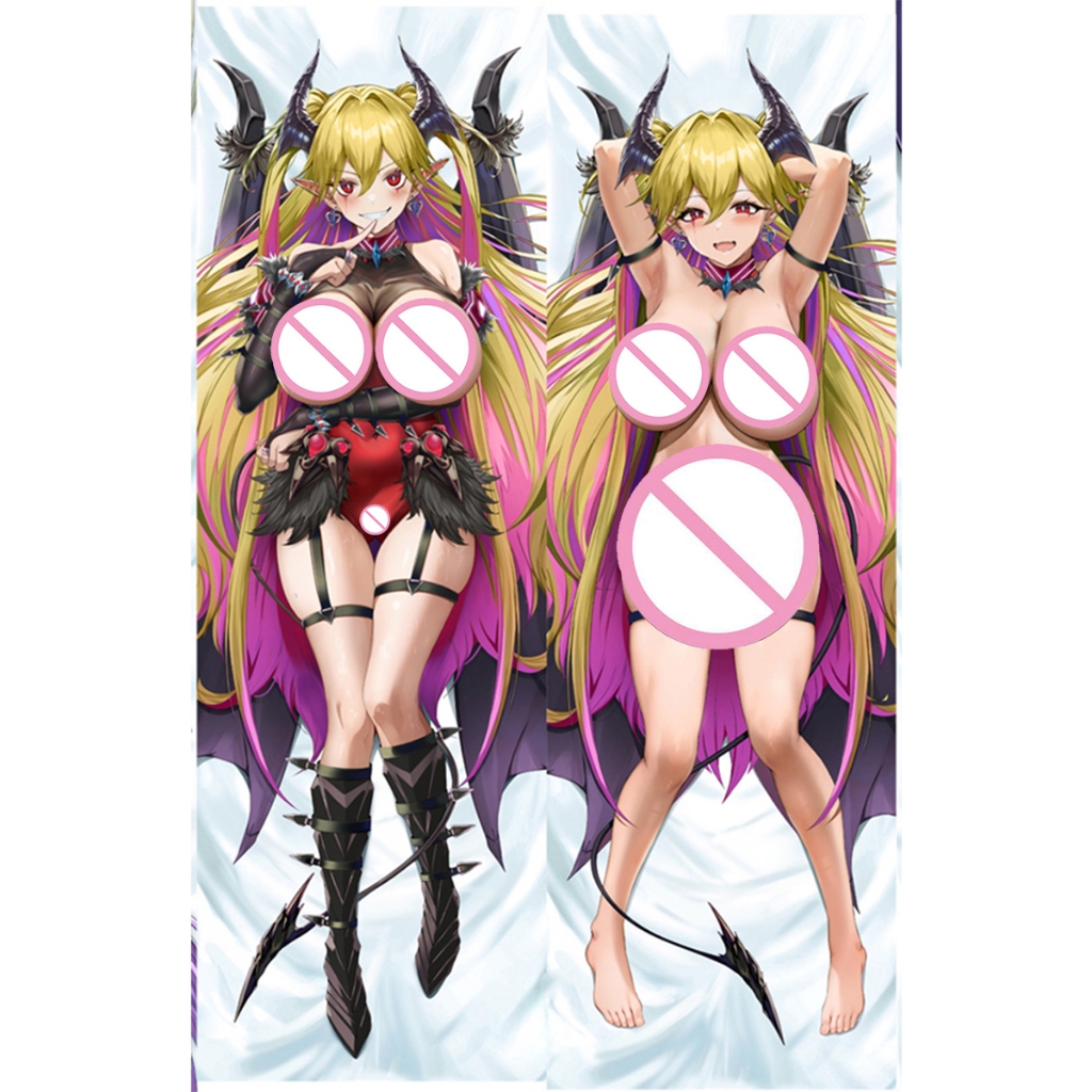 Yu-Gi-Oh Red Tears Demon DIY อะนิเมะปลอกหมอนการ์ตูน Elf หญิงสาว Otaku ตกแต่งปลอกหมอนขนาดใหญ่สามารถปร