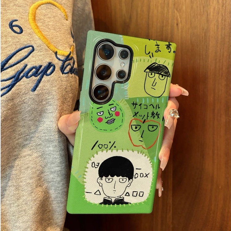 เคสป้องกันสองในหนึ่งเดียวลายเด็กชายเหมาะสําหรับ Samsung su22u s23 plus s23FE s24 s25 plus A55 A56 A3