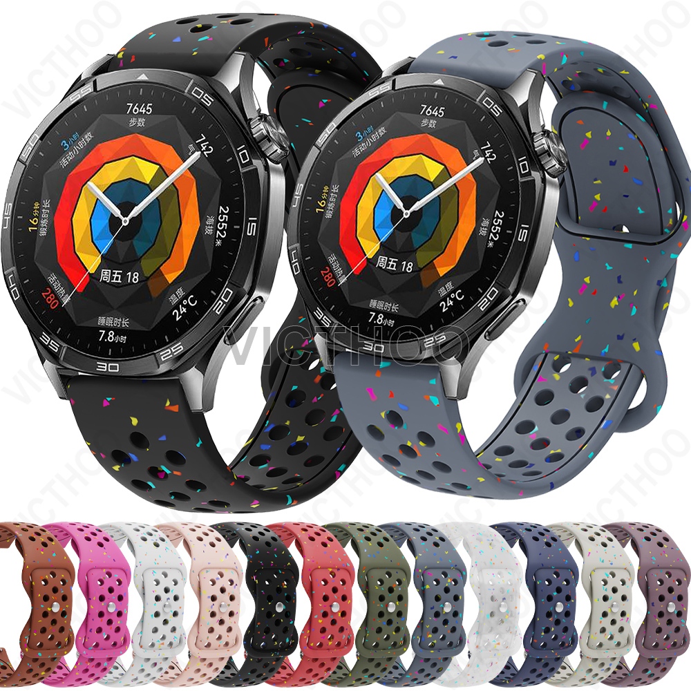 อุปกรณ์เสริมสร้อยข้อมือสายรัดซิลิโคนสําหรับ Huami Amazfit GTR 4 3 Pro 2 / Balance 2 / Cheetah Pro / GTR Mini / Active 2