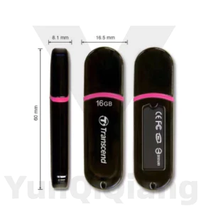 Transcend V30 USB 2.0 Pendrive แฟลชไดรฟ์ USB กันน้ํา 2GB 4GB 8GB 16GB 32GB 64GB 128GB แฟลชไดรฟ์ความเร็วสูง Plug and Play
