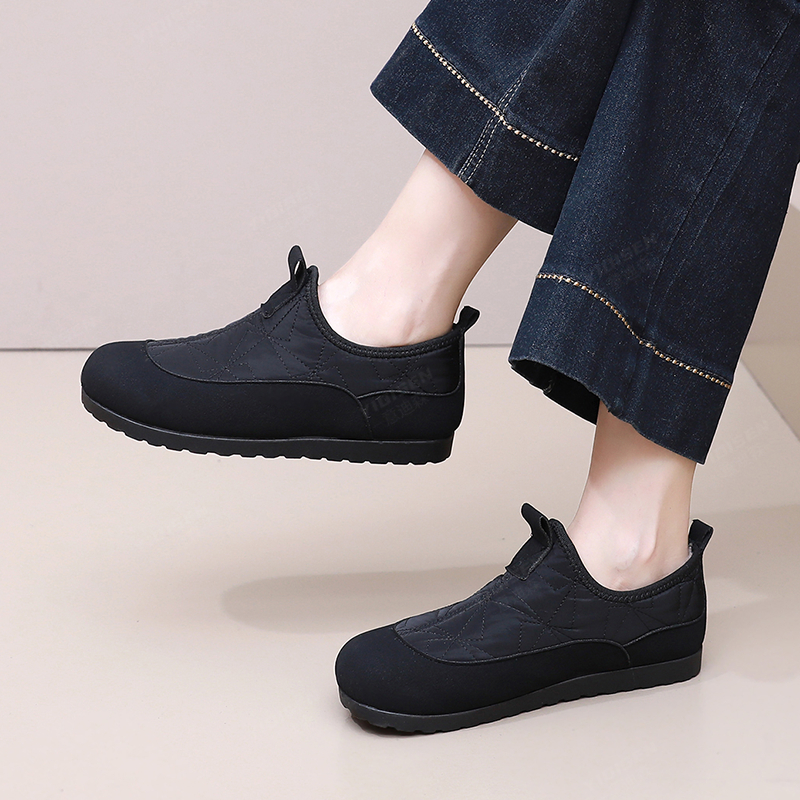 YIDISEN รองเท้าซับในแบบขนแกะสำหรับฤดูหนาว ออกแบบมาเพื่ออบอุ่นและสวมใส่ง่าย พร้อมเทคโนโลยีต้านการเลื่อนลื่น - รูปที่ 4