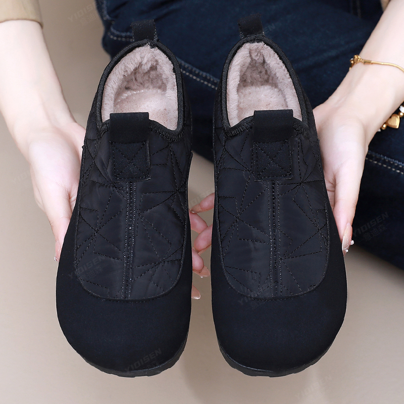 YIDISEN รองเท้าซับในแบบขนแกะสำหรับฤดูหนาว ออกแบบมาเพื่ออบอุ่นและสวมใส่ง่าย พร้อมเทคโนโลยีต้านการเลื่อนลื่น - รูปที่ 2