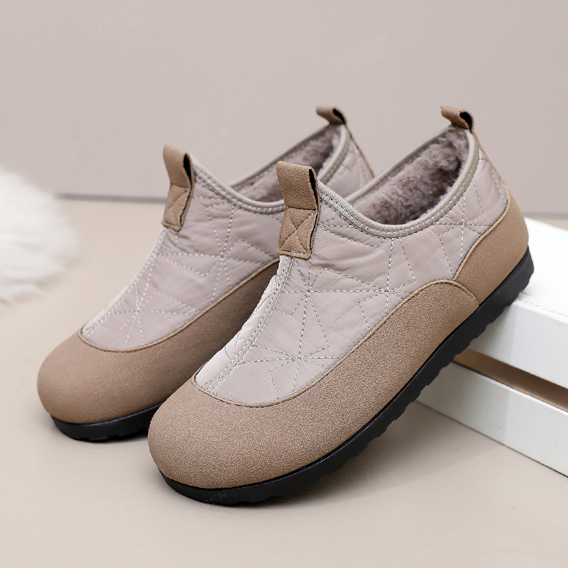 YIDISEN รองเท้าซับในแบบขนแกะสำหรับฤดูหนาว ออกแบบมาเพื่ออบอุ่นและสวมใส่ง่าย พร้อมเทคโนโลยีต้านการเลื่อนลื่น - รูปที่ 6