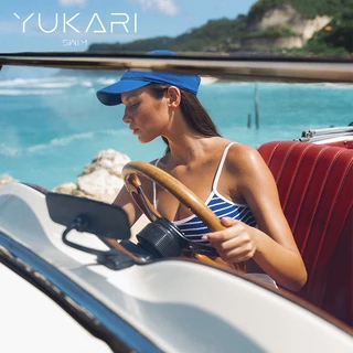 YUKARI Swim ชุดว่ายน้ำ 2 ชิ้นสีกรมท่าสำหรับผู้หญิง สวมใส่ง่าย เหมาะสมกับกิจกรรมบนชายหาดและใต้น้ำ