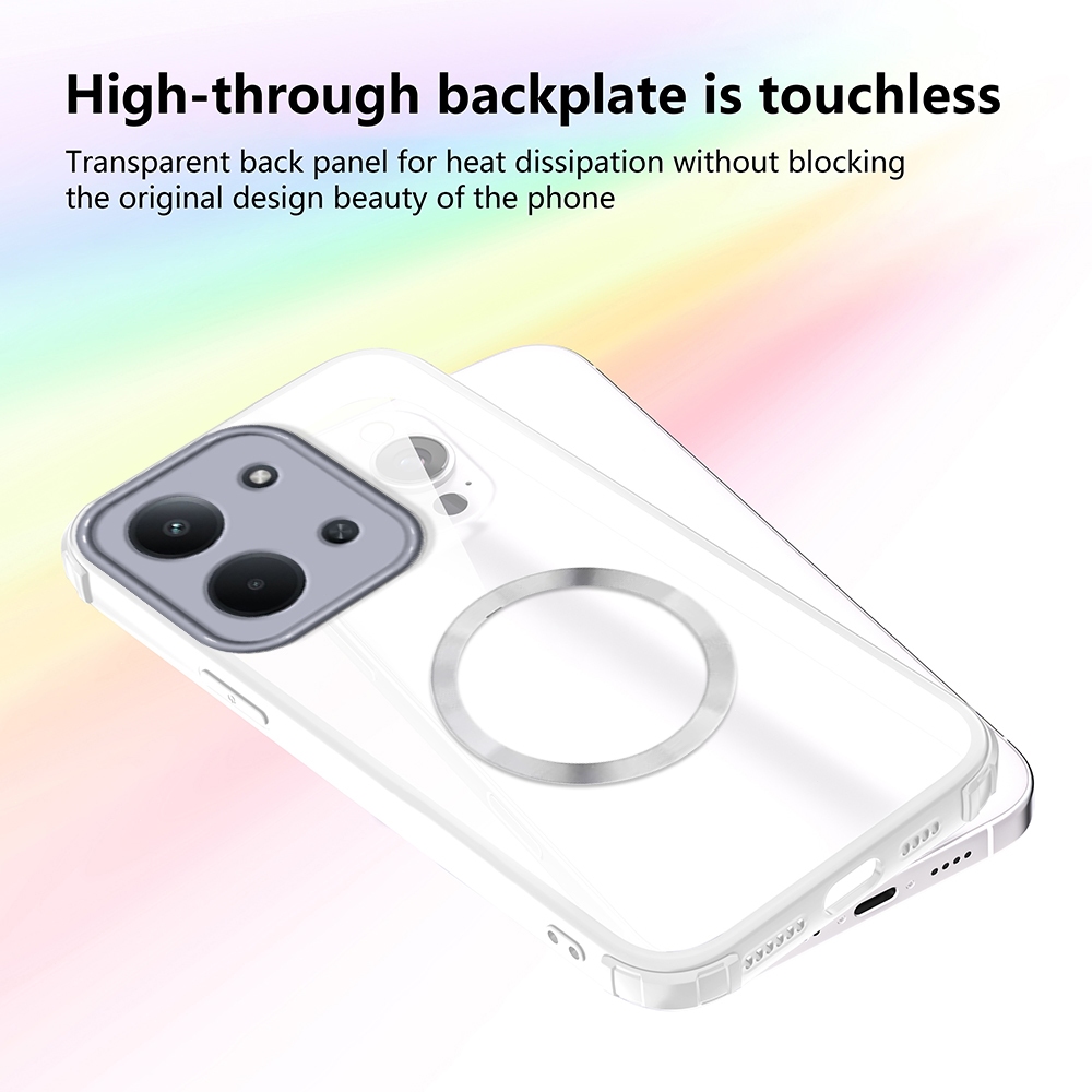 คริสตัลสําหรับ Xiaomi Poco C85 C75 C65 C71 C61 M7 M6 Plus 5G Magnetic Attraction Drop Proof เคสโทรศั