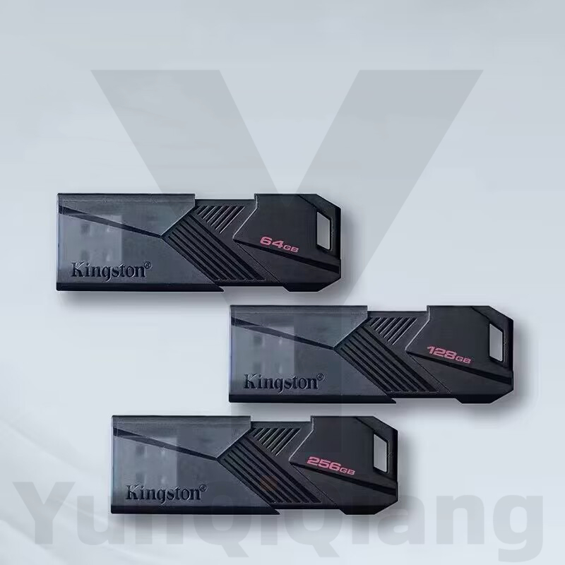 Kingston Push Pull Pendrive กันน้ําโลหะ USB 3.2 แฟลชไดรฟ์ Thumb Drive 16GB 32GB 64GB 128GB แฟลชไดรฟ์ความเร็วสูง Plug and Play