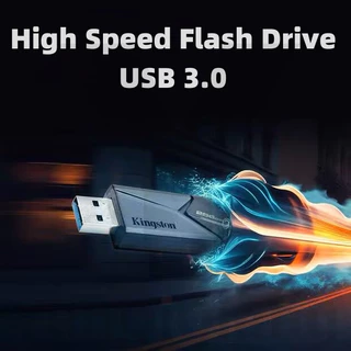 Kingston Push Pull Pendrive กันน้ําโลหะ USB 3.2 แฟลชไดรฟ์ Thumb Drive 16GB 32GB 64GB 128GB แฟลชไดรฟ์ความเร็วสูง Plug and Play
