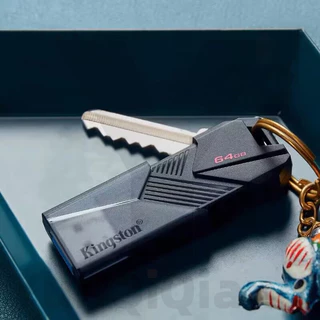 Kingston Push Pull Pendrive กันน้ําโลหะ USB 3.2 แฟลชไดรฟ์ Thumb Drive 16GB 32GB 64GB 128GB แฟลชไดรฟ์ความเร็วสูง Plug and Play