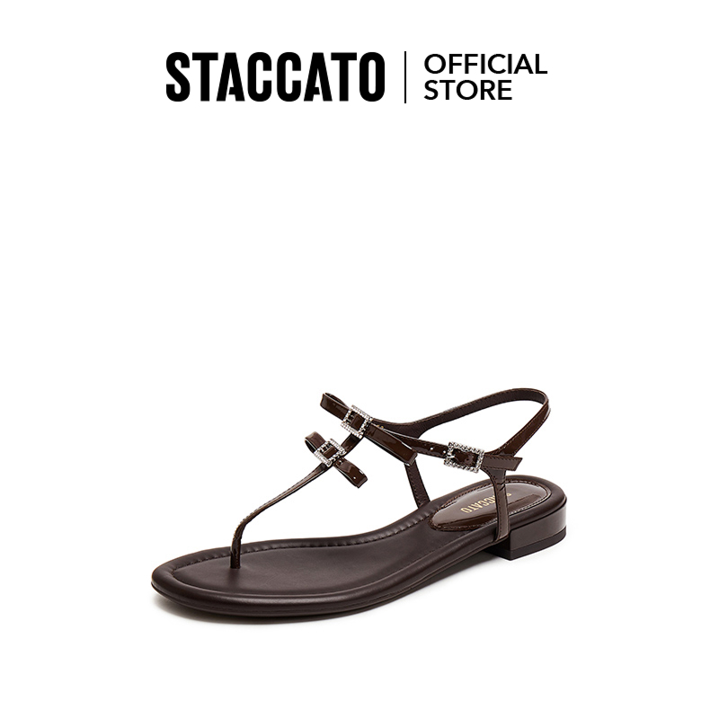 Staccato Women's Flip Flops Flat Sandals รองเท้าแตะผู้หญิง EDU01