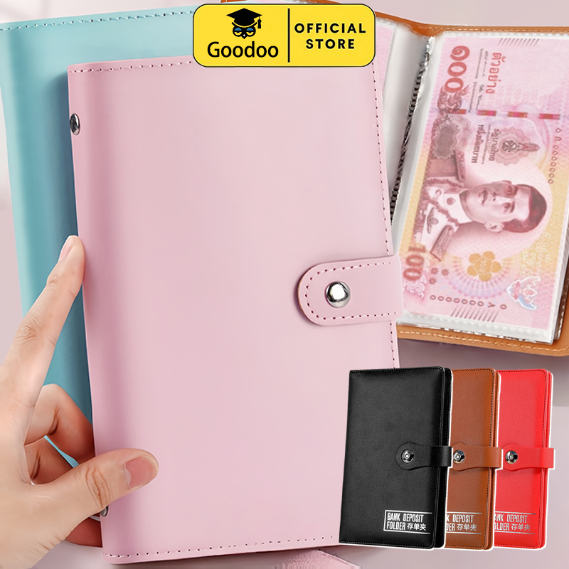 สมุดออมเงิน ท้าทายออมเงิน Savings Book 50 หน้า ซ้อนได้ 100 แผ่น ใส่ได้ 1,000 บาท