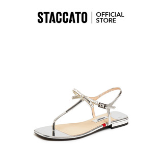 Staccato Women Flip Flop Flat Sandals รองเท้าแตะสานัดผู้หญิง…