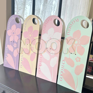 กระดาษรองช่อดอกไม้ เจาะรูหิ้ว กระดาษหนา การ์ดใส่ดอกไม้ DIY สไตล์เกาหลี น่ารัก สำหรับงานฝีมือ