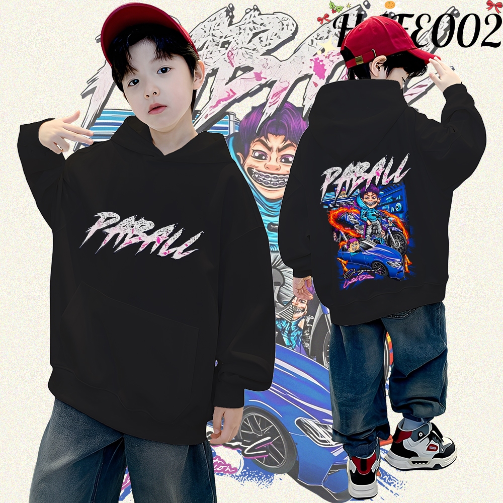 เสื้อฮู้ดป๋าบอลV.2 แขนยาว-ผ้าไมโคร Cotton ไม่หดตัวหรือยับ Kids Hoodie