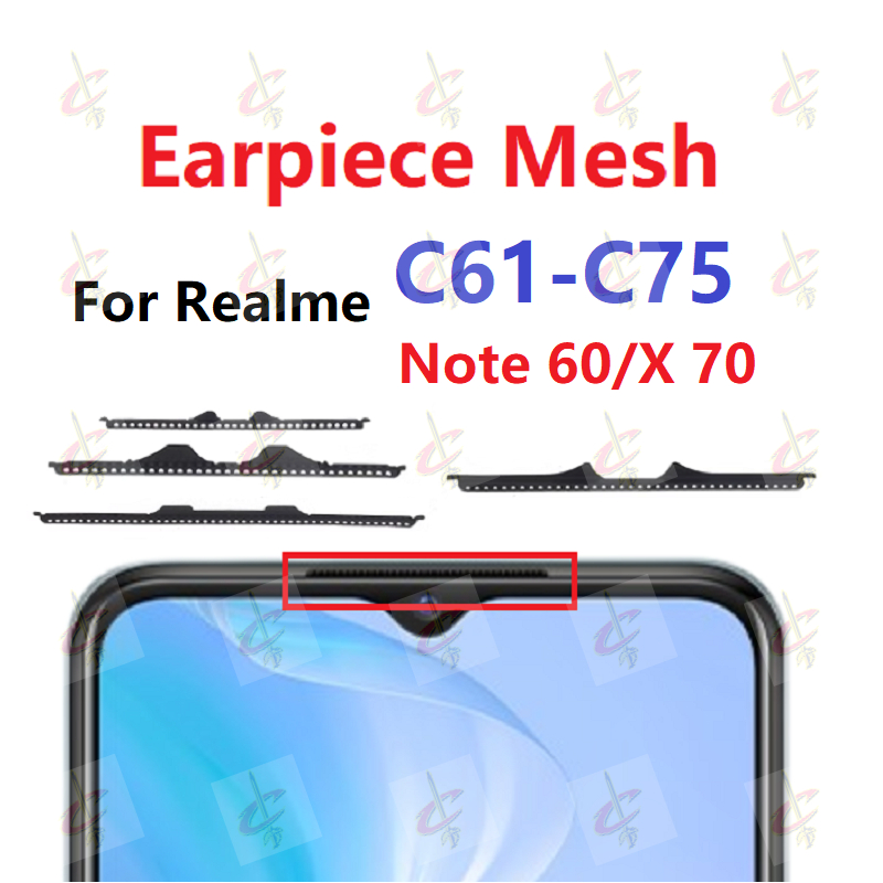 ตะแกงลำโพง กันฝุ่น（mesh) สําหรับ Realme C61 C63 C65 C67 C71 C75 realme note 50 60X 70