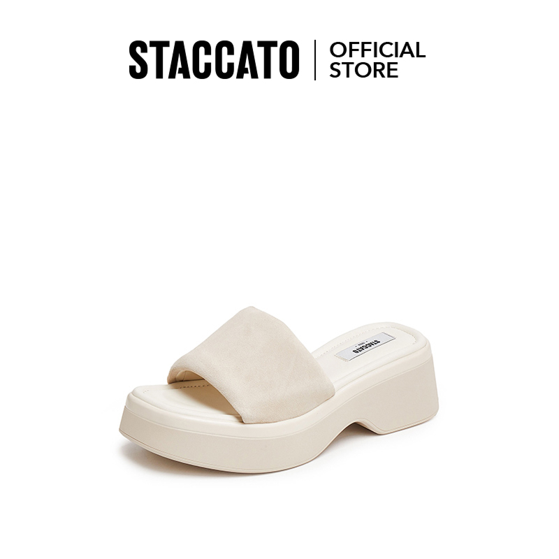 Staccato Women's  Slippers รองเท้าแตะผู้หญิง ส้นตึก EE523