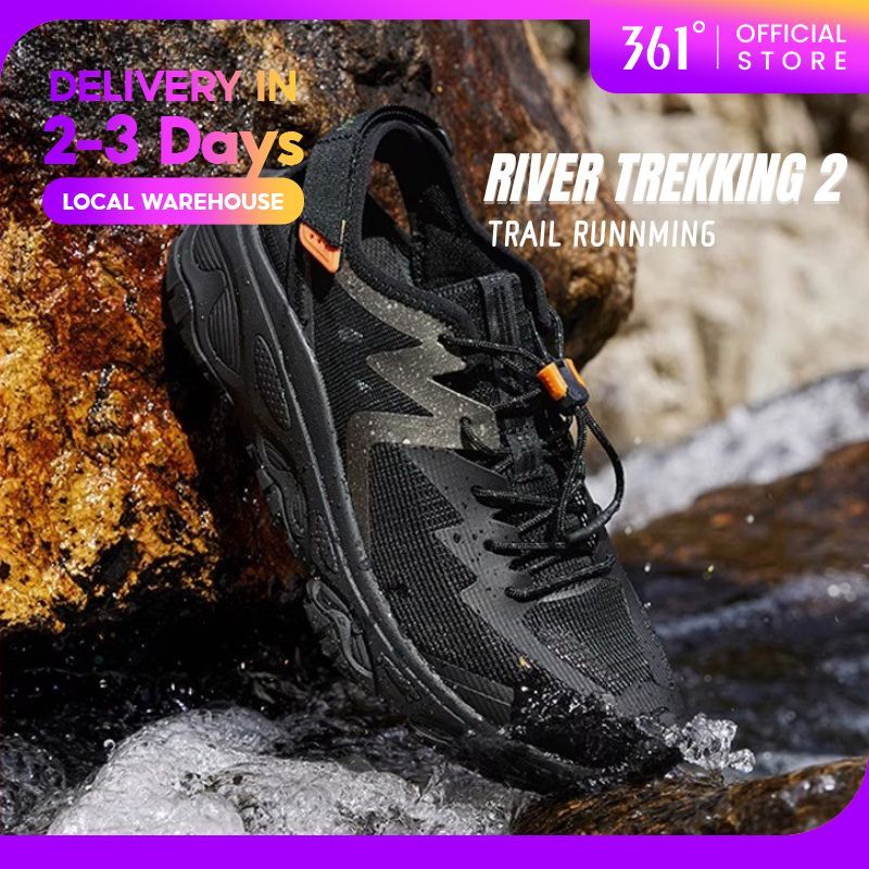361 Degrees Trail Running 2.0 รองเท้าชายและหญิง รองเท้าแตะฤดูร้อน รองเท้าเดินป่าสำหรับเล่นกีฬากลางแจ