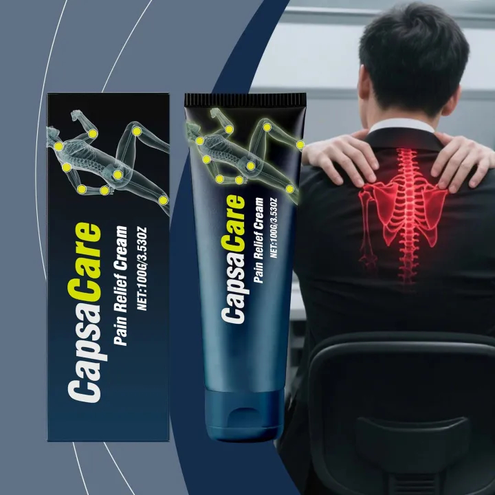 CapsaCare Pain Relief Cream, Neuropathy Relief Cream สําหรับทุกสภาพผิว, Body Comfort Care Cream,