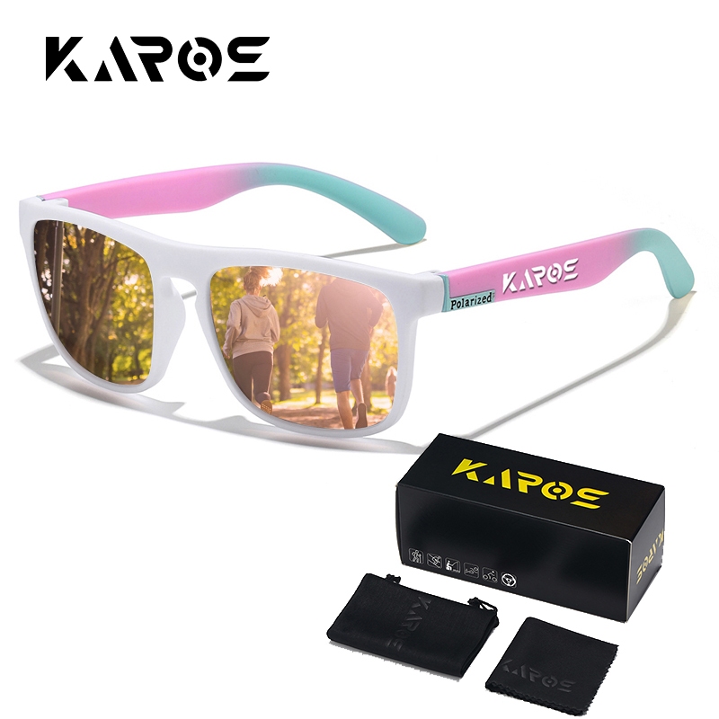 คาโรส แว่นกันแดดโพลาไรซ์สไตล์แว่นตาสีดําสําหรับผู้ชายและผู้หญิงเหมาะสําหรับกิจกรรมกลางแจ้ง เช่น ตกปลา ขับรถเดินทางและงานปาร์ตี้ที่มี ยูวี400 ป้อง