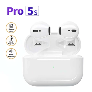 ชุดหูฟังไร้สาย TWS Pro 5s ดั้งเดิม,พร้อมไมโครโฟนสัมผัส, ชุดหูฟังบลูทูธ ชุดหูฟังตัดเสียงรบกวน Pro5s, เหมาะสําหรับ Android และ Inpods