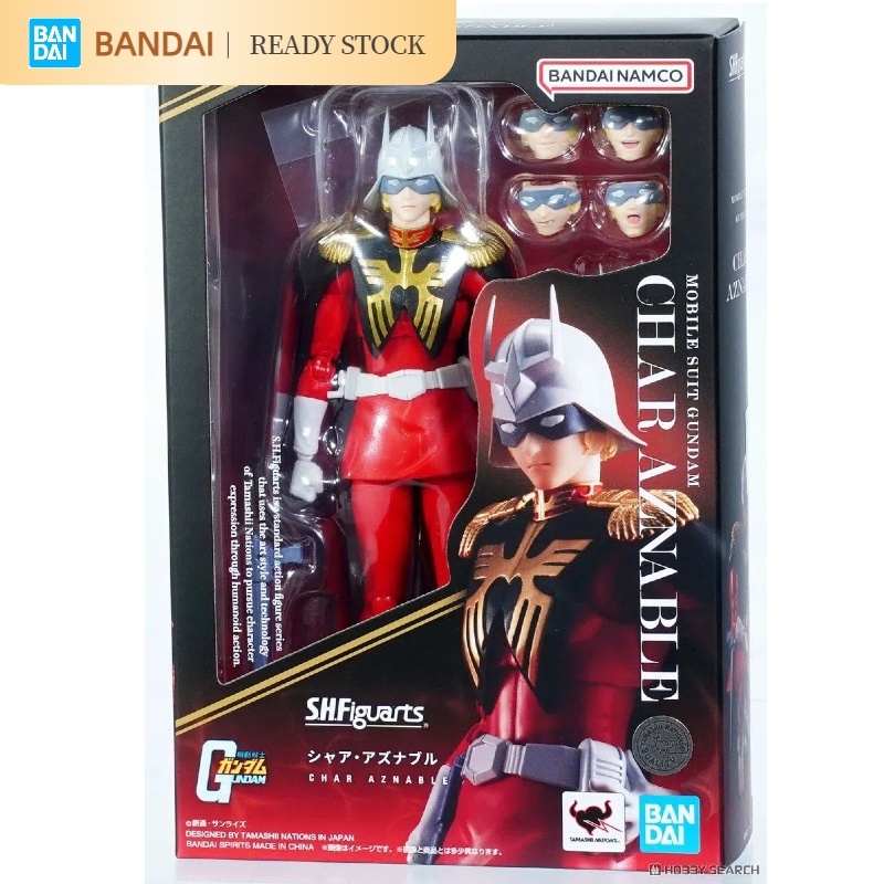 [คลังสินค้าพร้อม] BANDAI ของแท้ SHF CHAR AZNABLE GUNDAM Series เคลื่อนย้ายได้