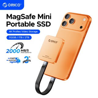 ORICO Portable SSD ฮาร์ดดิสพกพา 1TB Magnetic External SSD 20…