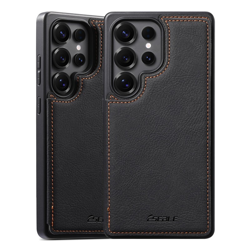 Vintage หนังสีน้ําตาลเคสโทรศัพท์สําหรับ Samsung Galaxy S21 S22 S23 S24 S25 Ultra S25 Plus S24FE A35 A36 A55 A56 Magnetic Card กระเป๋าสตางค์ High-end ป้องกันปกหลัง - รูปที่ 5