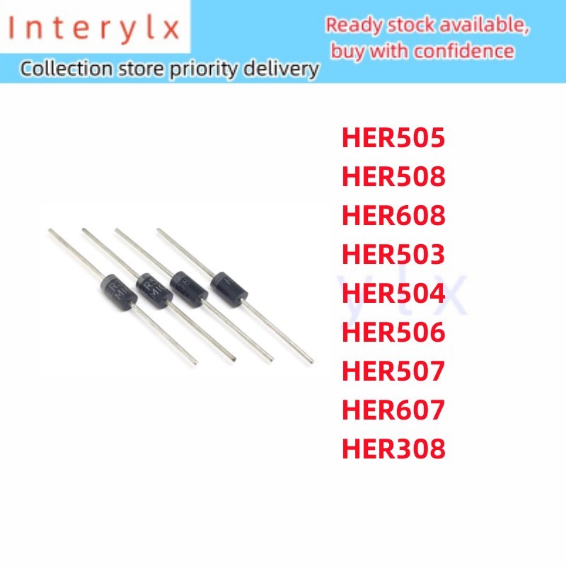 10 ชิ้น/ล็อตแบรนด์ใหม่ HER505 HER508 HER608 HER503 HER504 HER506 HER507 HER607 HER308 ปลั๊กตรง Super