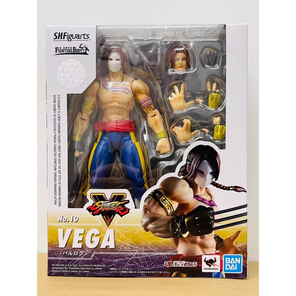 Bandai SHF Baroque สเปน Vega Street Fighter Series 10 Action Figure