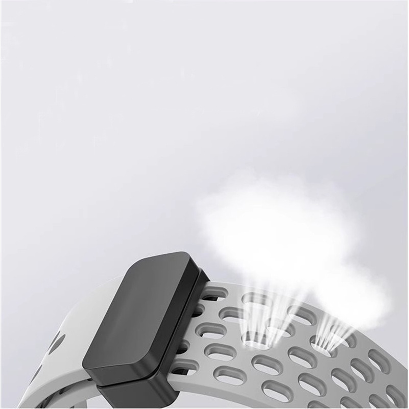 สําหรับ GOOJODOQ FB058 สายนาฬิกาอัจฉริยะซิลิโคนปุ่มแม่เหล็ก Soft Band ผู้หญิงผู้ชายสายรัดข้อมือกีฬา - รูปที่ 2